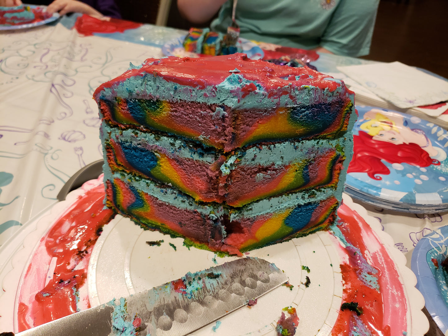 Tie Dye Cake - By the Slice