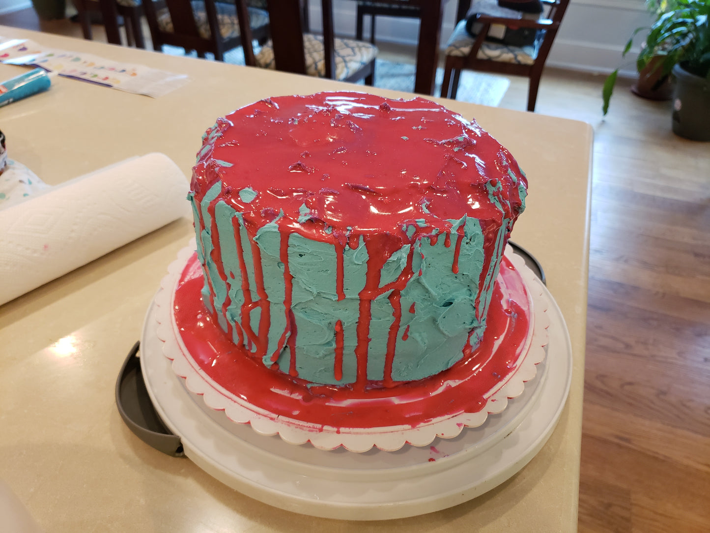 Tie Dyed Cake