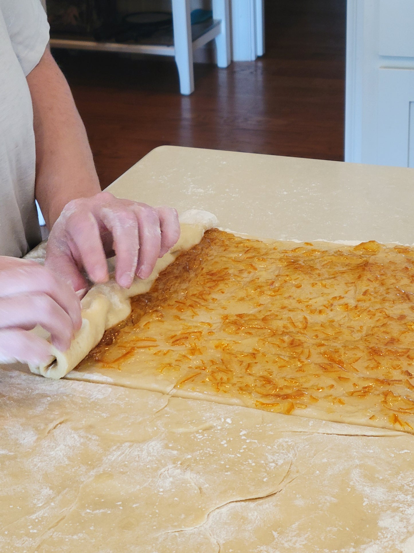 Six - Orange Vanilla Sweet Rolls