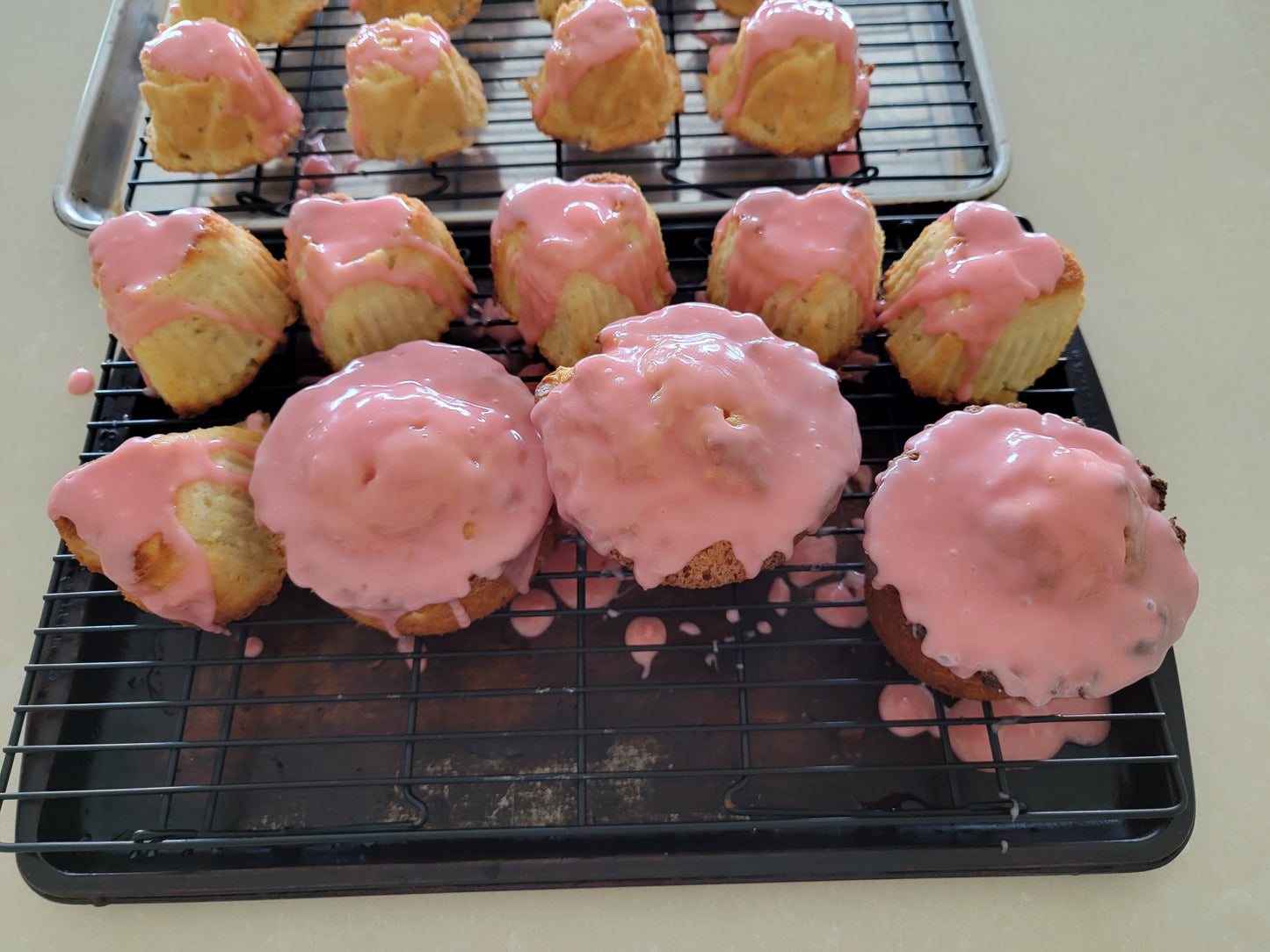 Honey Lavender Pound Cake w/ White Chocolate Drizzle - By the Slice