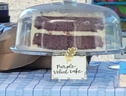 Purple Velvet Cake - By the Slice