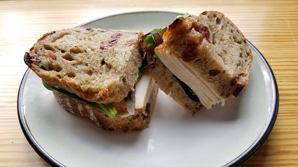 Savory Stuffing Sourdough Loaf